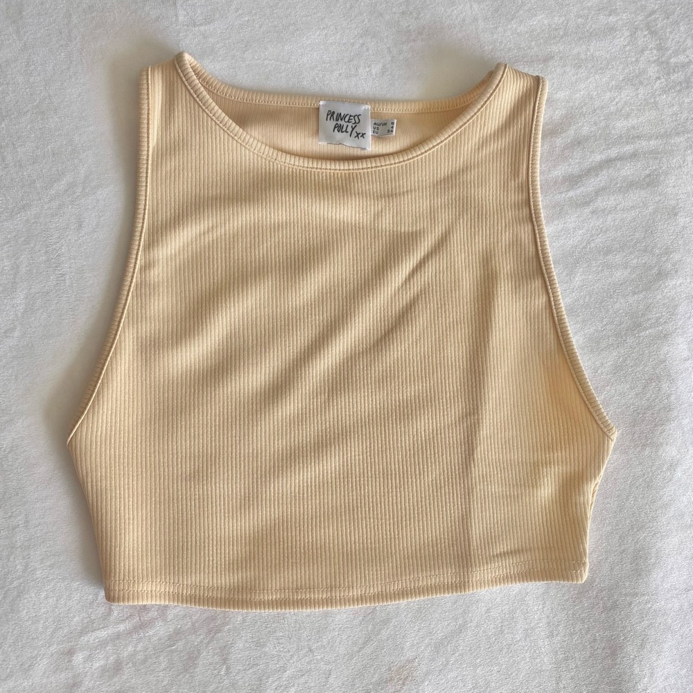 Princess Polly Beige Tank Top